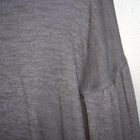 Abercrombie & Fitch Womens Navy Blue Soft A&F Cozy Sweater Puff Sleeve Size XS - Picture 3 of 5